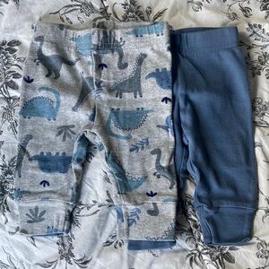Carter’s blue/dinosaur boy’s pants. Size 3M.